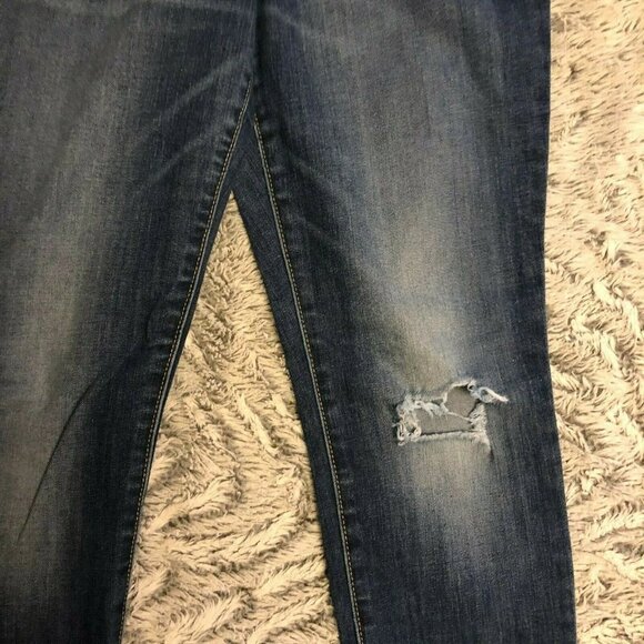 Old Navy Rock Star High Rise Distressed Jeggings Sz 2 - Picture 6 of 9